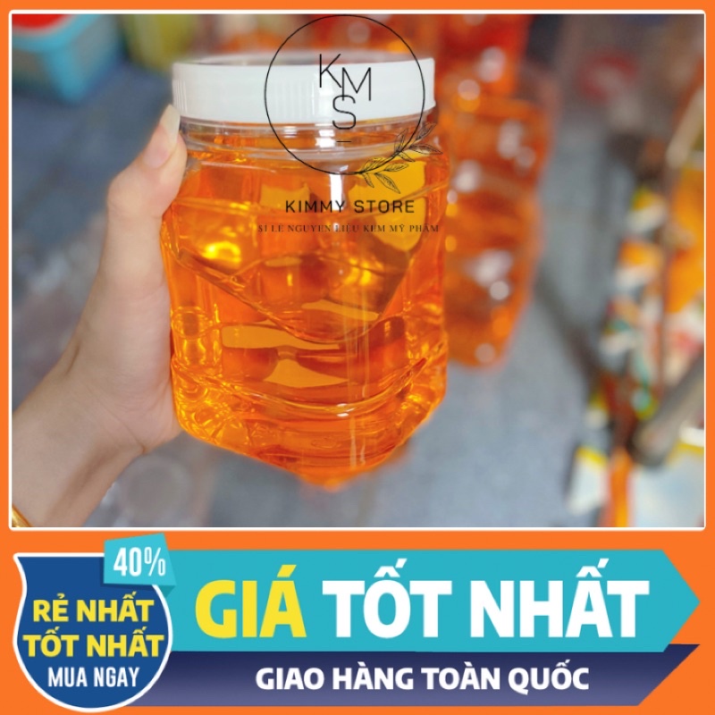 Lẻ chai đựng 1L vjtaminC màu cam