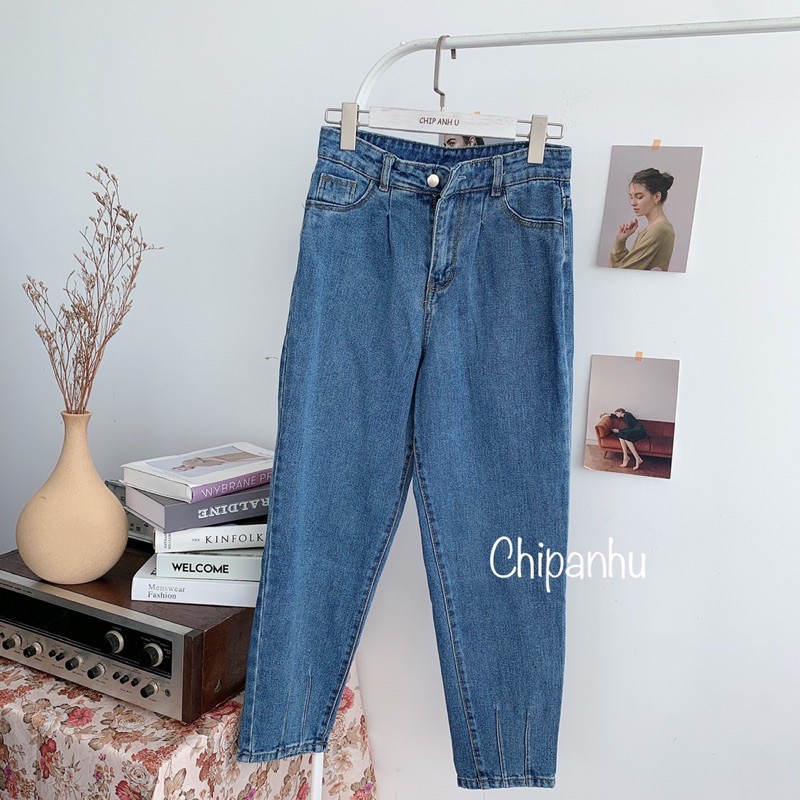 QUẦN BAGGY JEANS BÒ LI GẤU QBG1163