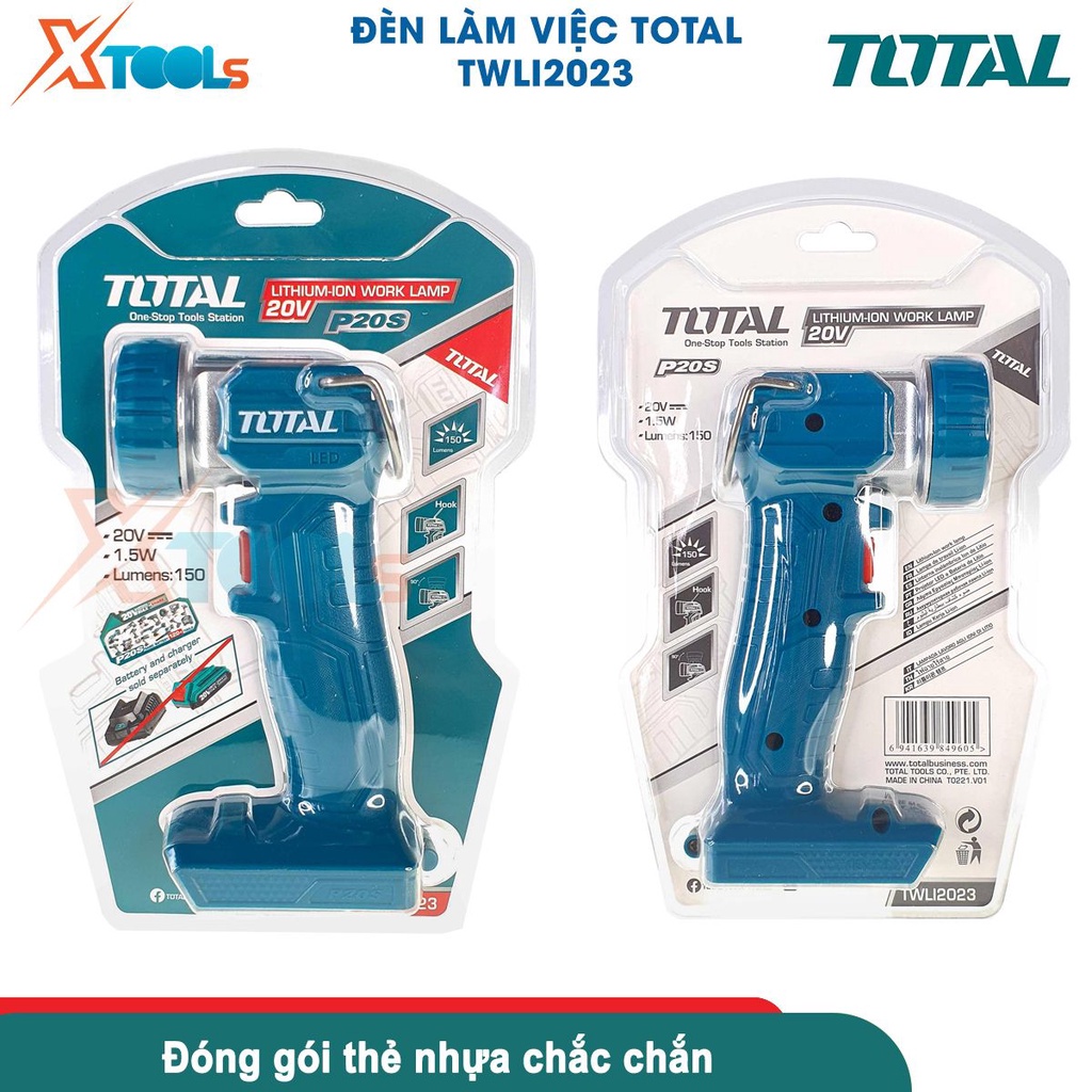 Đèn làm việc dùng pin Lithium-ion 20V total TWLI2023 - KHÔNG KÈM PIN VÀ SẠC [CHÍNH HÃNG][XTOOLS]