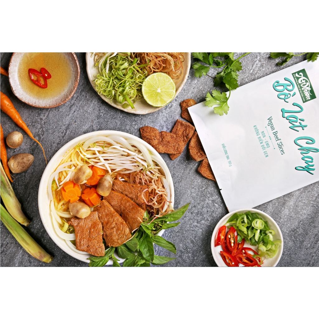 [HÀNG CÔNG TY] 1kg Bò Lát Chay An Nhiên, Thịt Chay, Thực Phẩm Chay Dinh Dưỡng, Thuần Chay Healthy, Đồ Ăn Chay