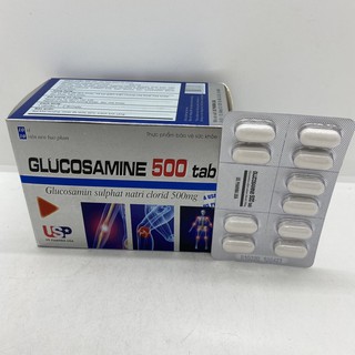 GLUCOSAMINE 500 tab hỗ trợ xương khớp hộp 100 viên