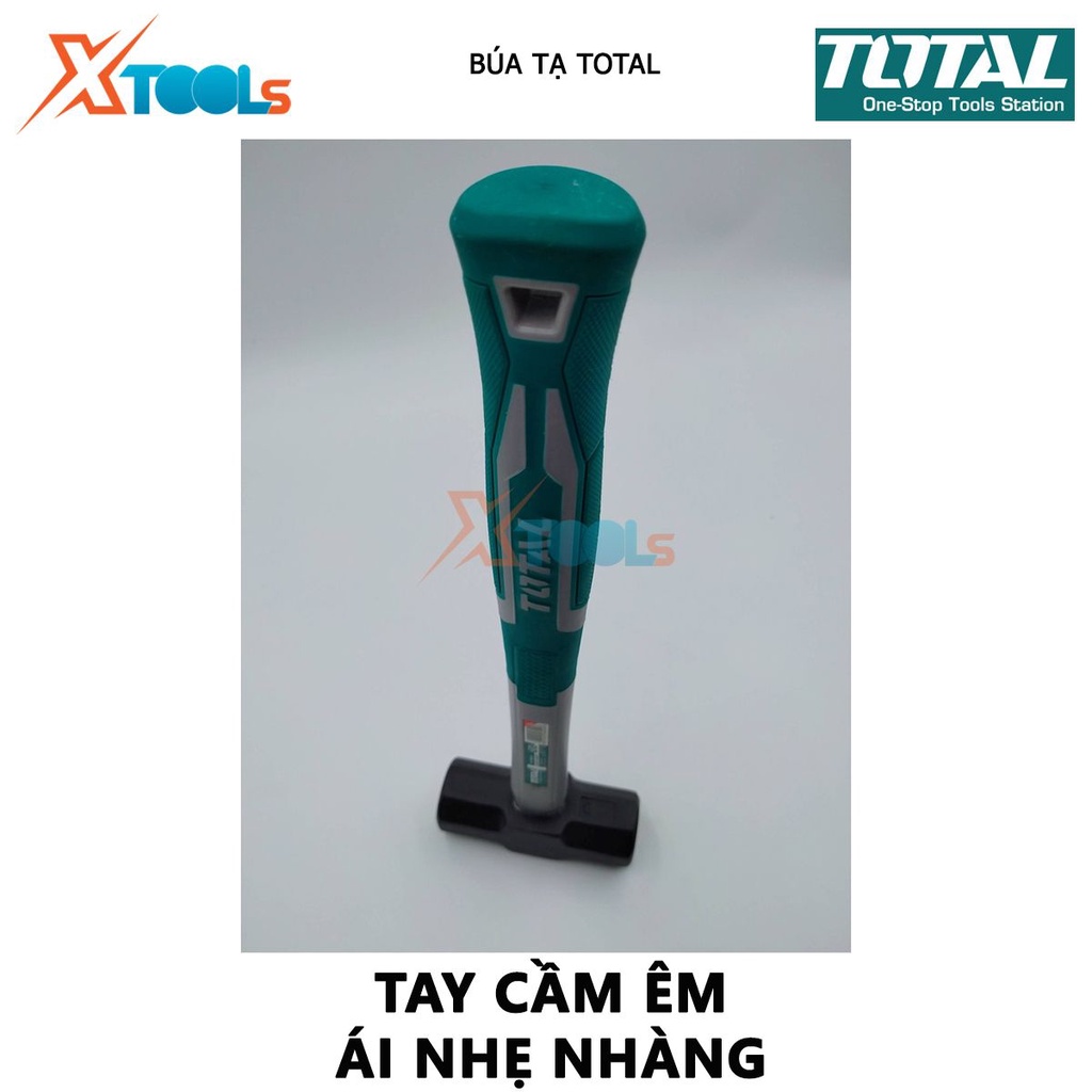 Búa tạ TOTAL | búa cầm tay trọng lượng 2LB - 4LB  thép cacbon 45 # đóng, gõ dụng cụ, gò và tán kim loại [CHÍNH HÃNG][XTO