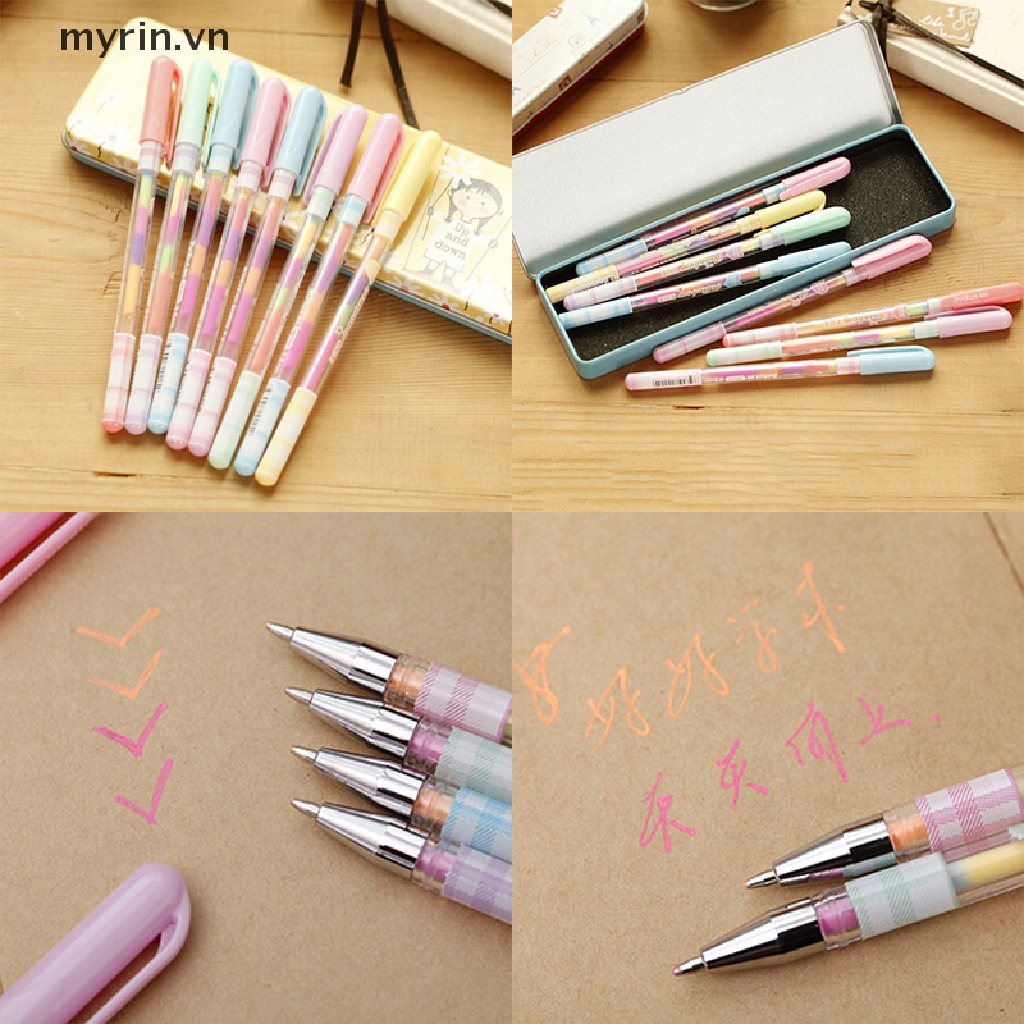 Set 2 Bút Đánh Dấu 6 Màu Tùy Chọn Tiện Dụng Chất Lượng Cao