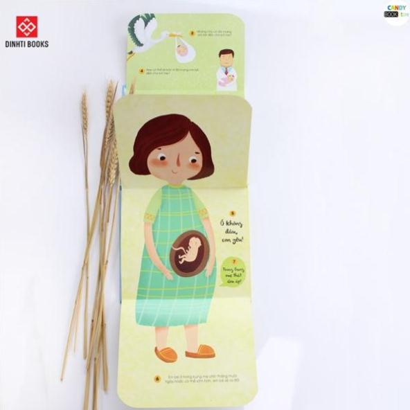 SÁCH - Kỹ năng đầu đời cho bé - Lật mở cùng con - Con từ đâu tới?