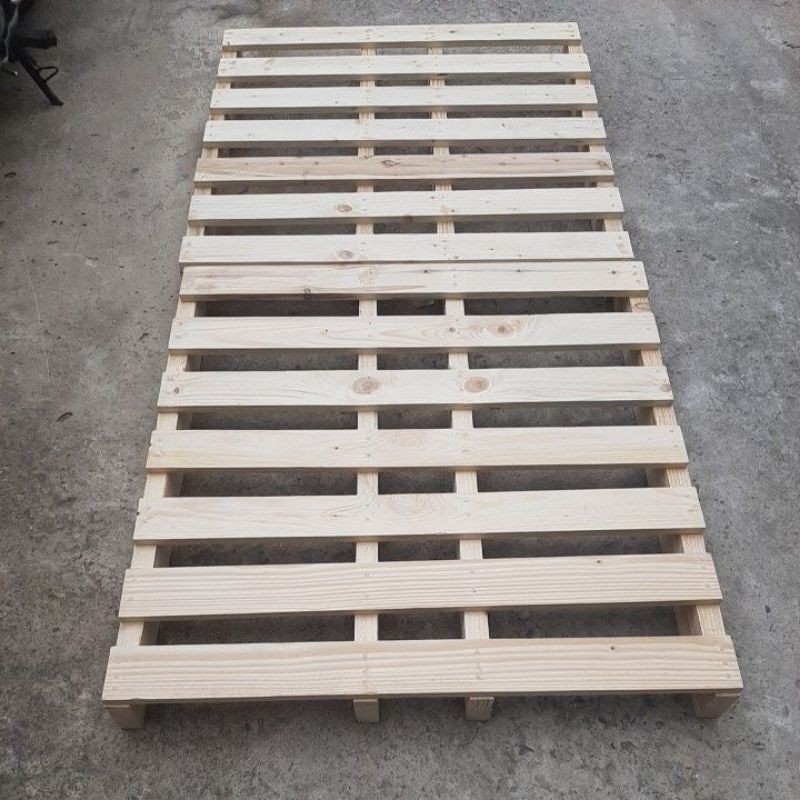 Giường Ngủ Pallet Gỗ Thông Gấp Gọn