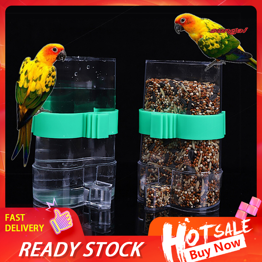 CWYP_Bird Water Feeder Automatic Drinking Cup Dispenser Parrot Pigeon Pet Supplies