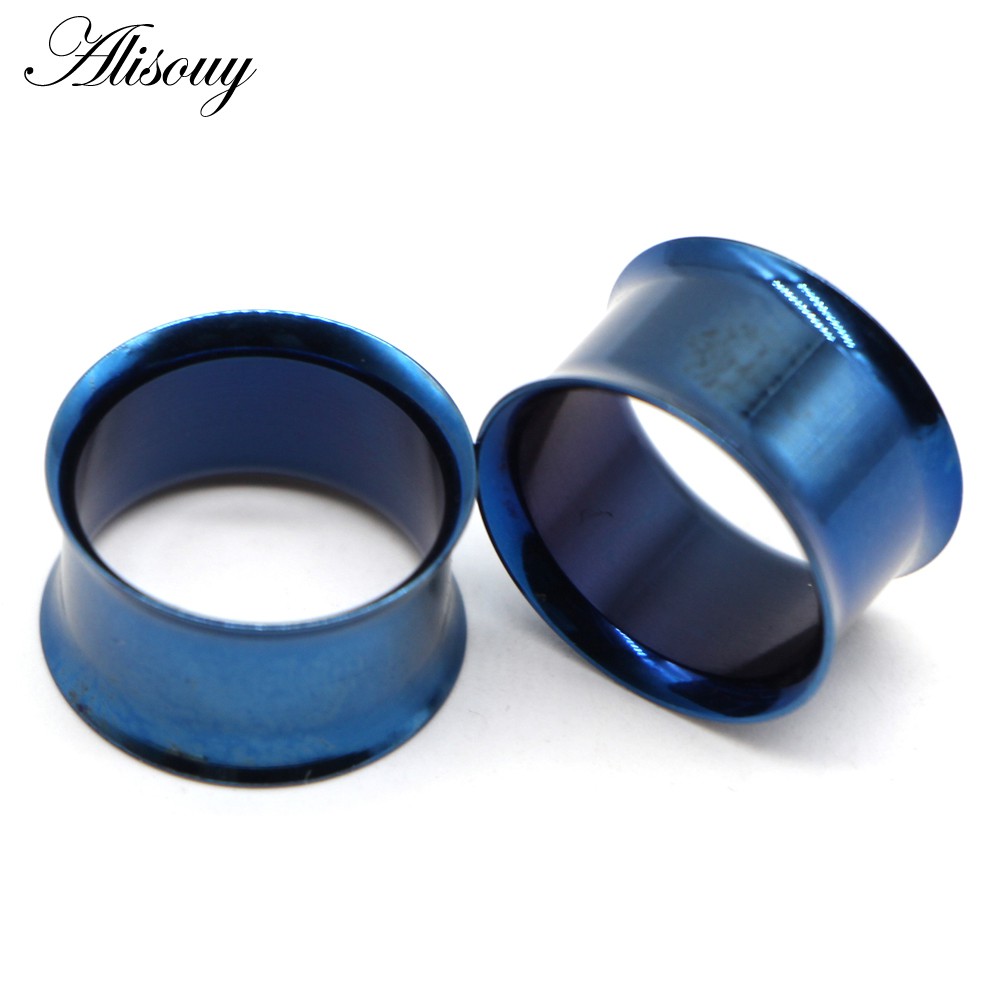 Alisouy Set 2 Khuyên Nong Tai Bằng Thép Không Gỉ Cá Tính