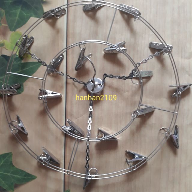 (Sỉ) Combo 10 Móc tròn phơi đồ cho bé