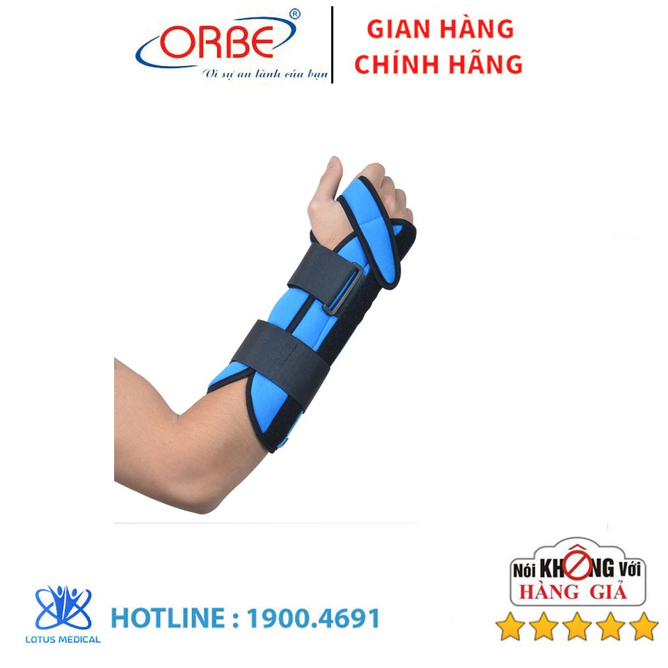 Nẹp cẳng tay ORBE H4 – Nẹp tay hỗ trợ cố định gãy xương, bong gân ở cẳng tay, cổ tay hoặc bàn tay