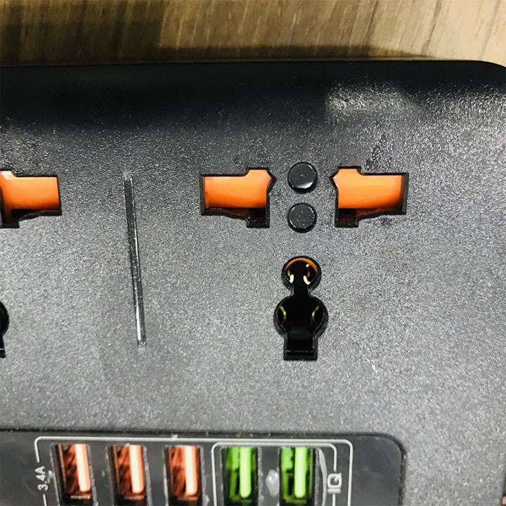 Ổ cắm điện - Ổ điện hẹn giờ thông minh chính hãng ASPOR A503 tự điều áp với 5 cổng USB Sạc nhanh 3.4A