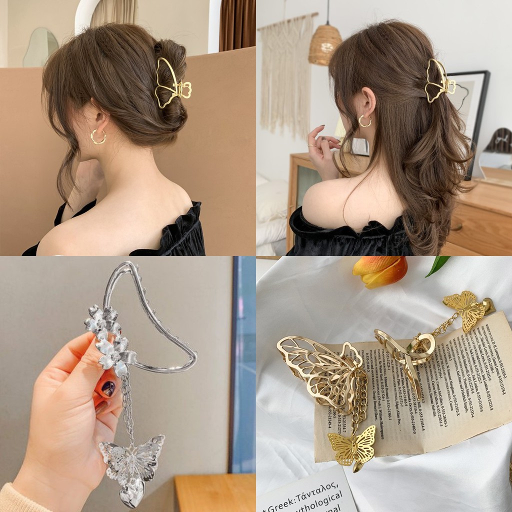 Kẹp Tóc Hình Trái Tim Đơn Giản Cho Nữ
