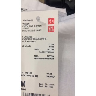 Sơ mi trắng Vnxk 100% cotton 