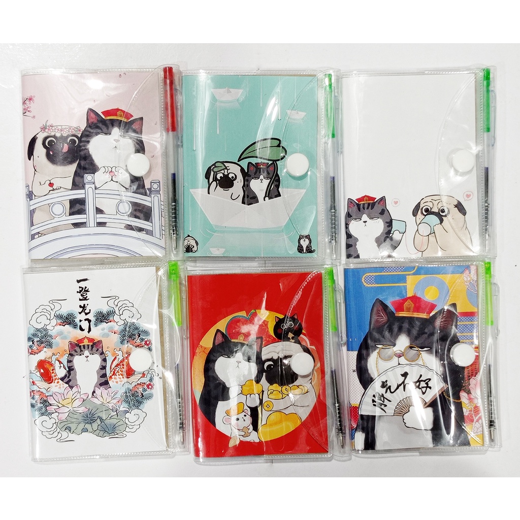 sổ kèm bút hoàng thượng mèo SB34 hoạt hình cute dễ thương