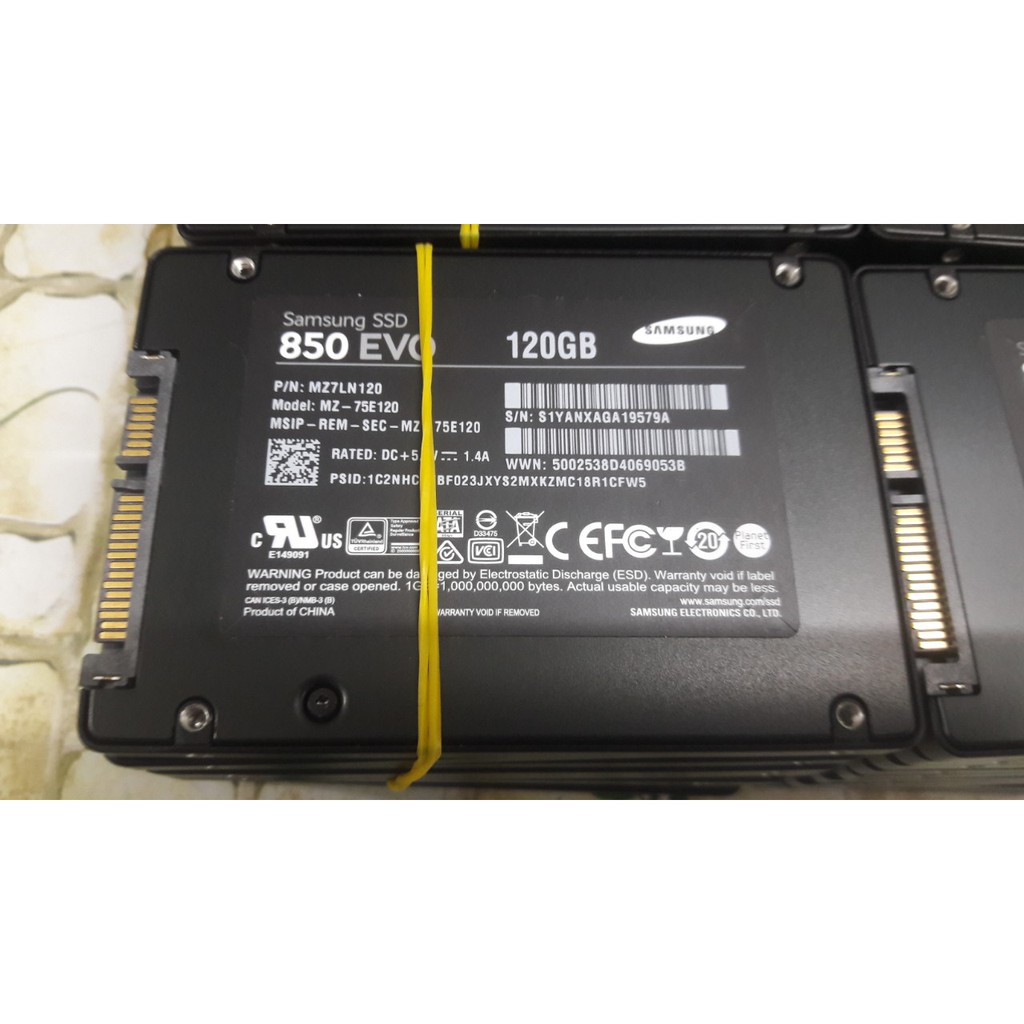 Ổ cứng SSD Samsung 850 evo 120Gb tháo laptop chính hãng ( cũ ) | WebRaoVat - webraovat.net.vn