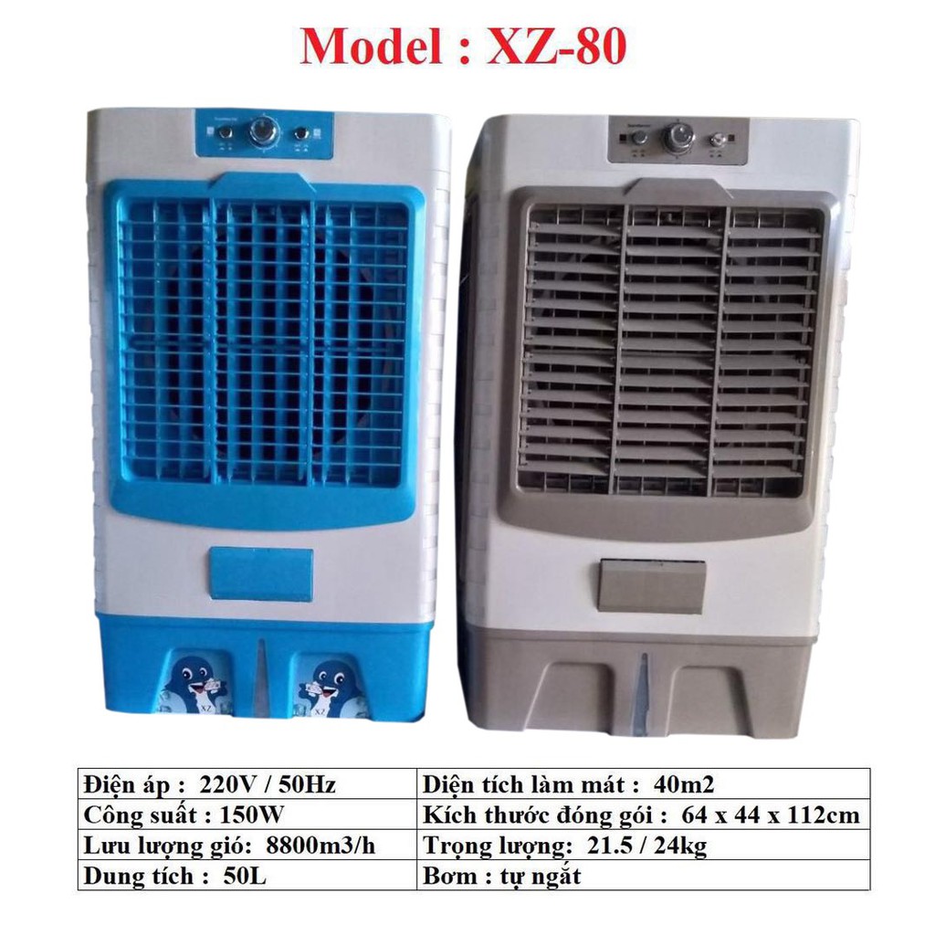 Quạt Hơi Nước Chính Hãng Rich Pro XZ-80 - BH 12 Tháng