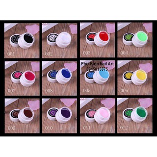 Set gel vẽ 12 màu