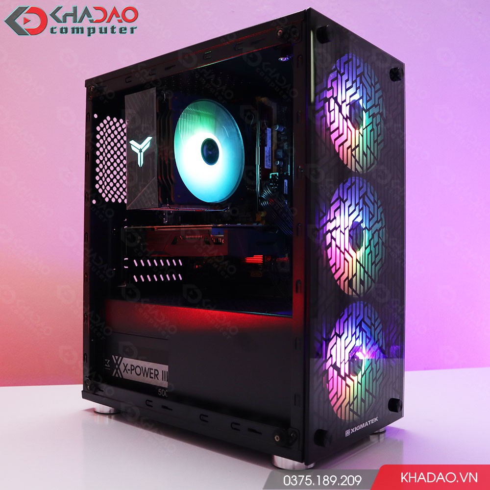 Máy tính chơi game Core I3+ màn hình 22 FullHD LOL, CSGO, PUBG, Warzone, GTA V | BH 36 tháng, tặng phím chuột, pad, loa | BigBuy360 - bigbuy360.vn