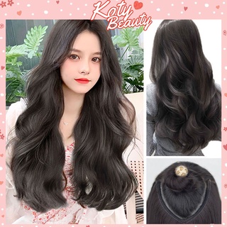 ﹊Tóc giả chữ u dài shop Koty, kẹp nửa đầu cao cấp cho nữ