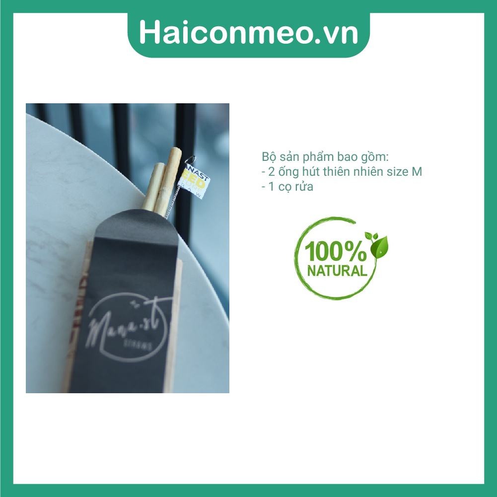 (Haiconmeo) Ống hút cỏ sậy Mana.st