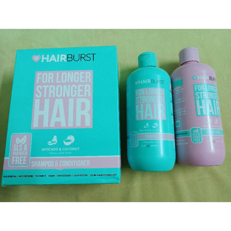 Bộ Dầu gội xả Hairburst tặng kèm dây buộc tóc