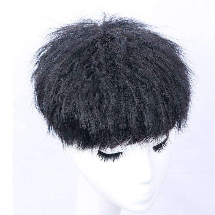 Tóc giả xoăn xù phong cách Hàn Quốc thời trang cho nam và nữ