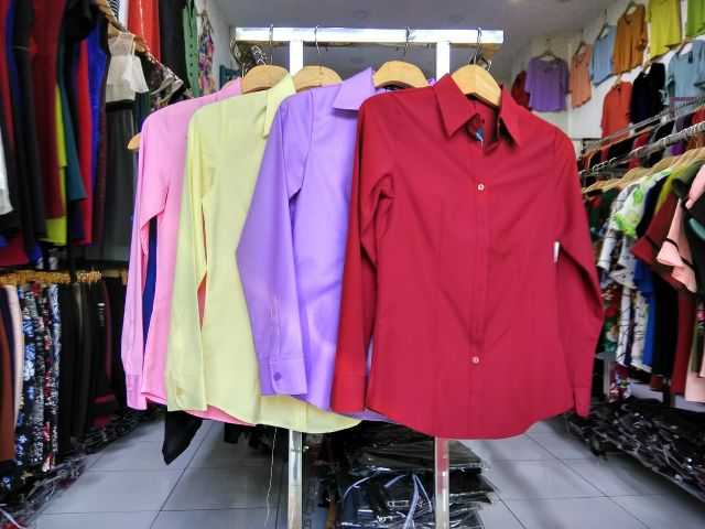 ÁO SƠ MI NỮ MAI AN VẢI KATE Ý CAO CẤP