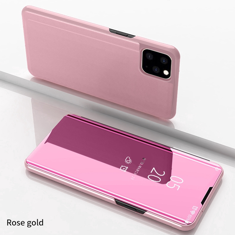 Bao Da Điện Thoại Nắp Lật Tráng Gương Thông Minh Cho Iphone 6 6s Plus 11 Pro Ốp