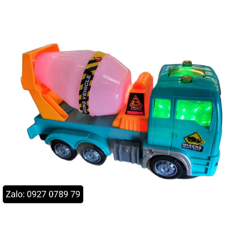 Xe trộn bê tông, xe bồn chạy pin, đồ chơi giải trí giành cho trẻ em,kích thích sự sáng tạo.