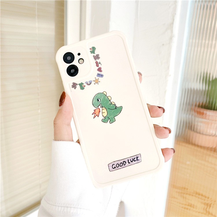 Ốp lưng iphone Lucky cạnh vuông in hình viền 5/5s/6/6plus/6s/6splus/7/7plus/8/8plus/x/xr/xs/11/12/pro/max/plus/promax | BigBuy360 - bigbuy360.vn