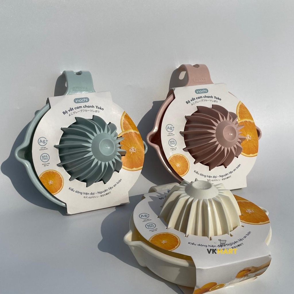 Bộ vắt cam chanh tiện dụng Yoko, chính hàng INOCHI