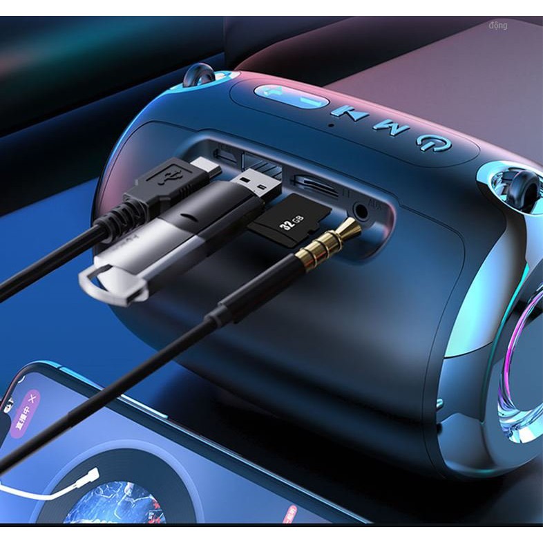 Loa Bluetooth, Loa Mini, Loa Bluetooth di động S1, Âm Thanh Cực Đỉnh, Bass Siêu Hay_BH 12 tháng