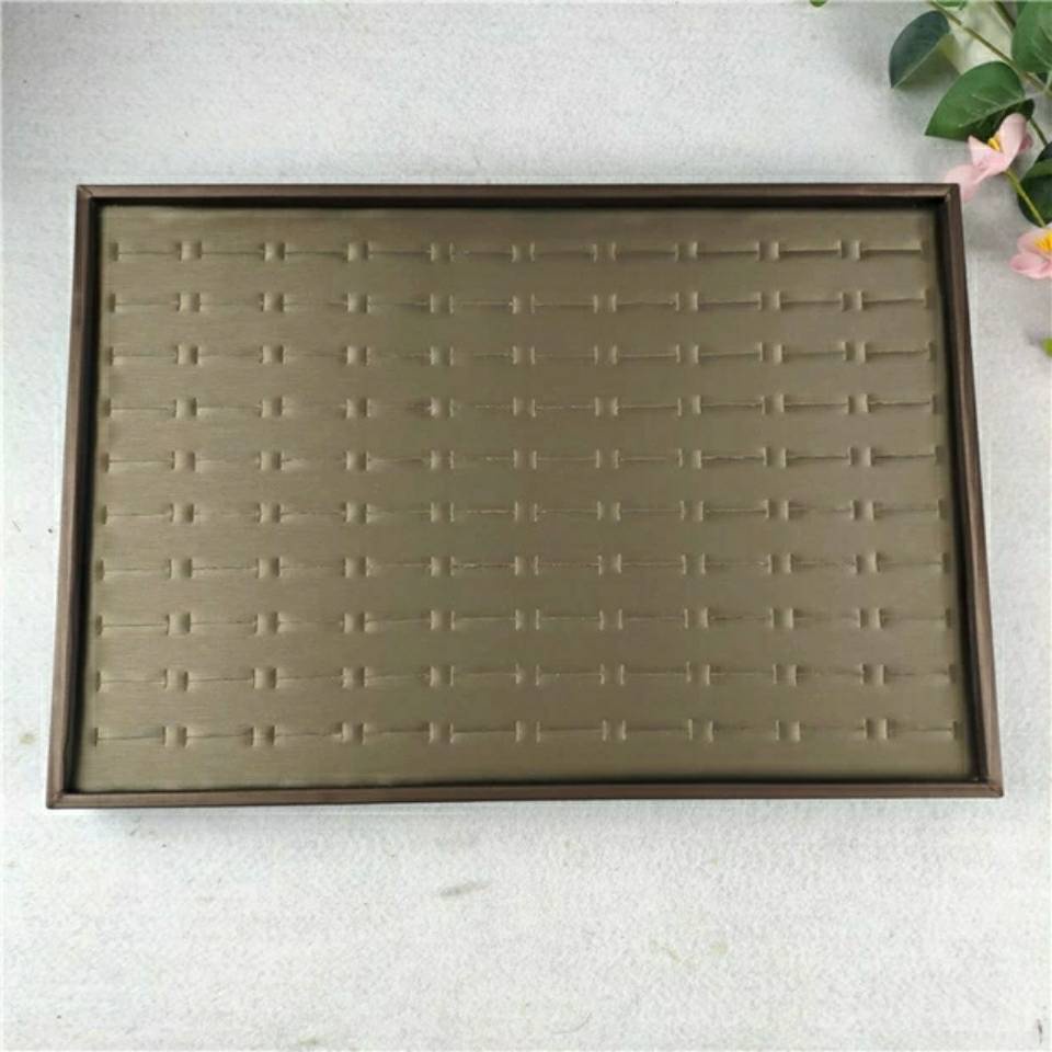 Khay Đựng Vòng Cổ. Lưu Trữ Táo Tàu. Khay Trưng Bày Nhẫn 100 Ô Chất Liệu Da Cao Cấp