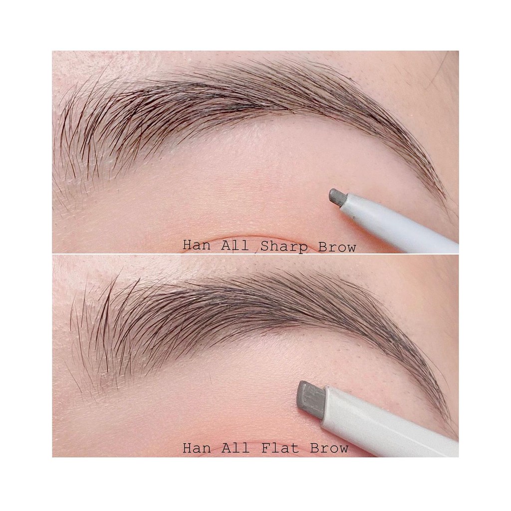 [Han All Line] Chì Kẻ Mày Sắc Nét, Lâu Trôi Nét Ngang Romand Han All Flat Brow / Nét Mảnh 3 Trong 1 Han All Sharp Brow | BigBuy360 - bigbuy360.vn