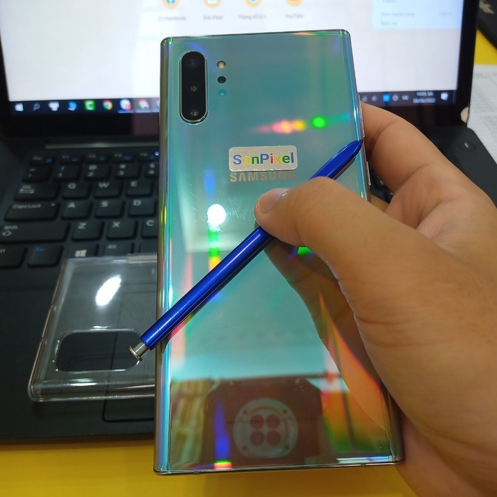 Điện thoại Samsung Note 10 Plus 5G, Điện thoại Chip Exynos 9825, Ram 12GB, Bộ nhớ 256GB, Màn hình 2K+, Sơn Pixel