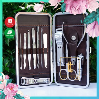 Bộ dụng cụ làm móng 12 món hình mặt cười - bộ duỗi móng làm móng tại nhà