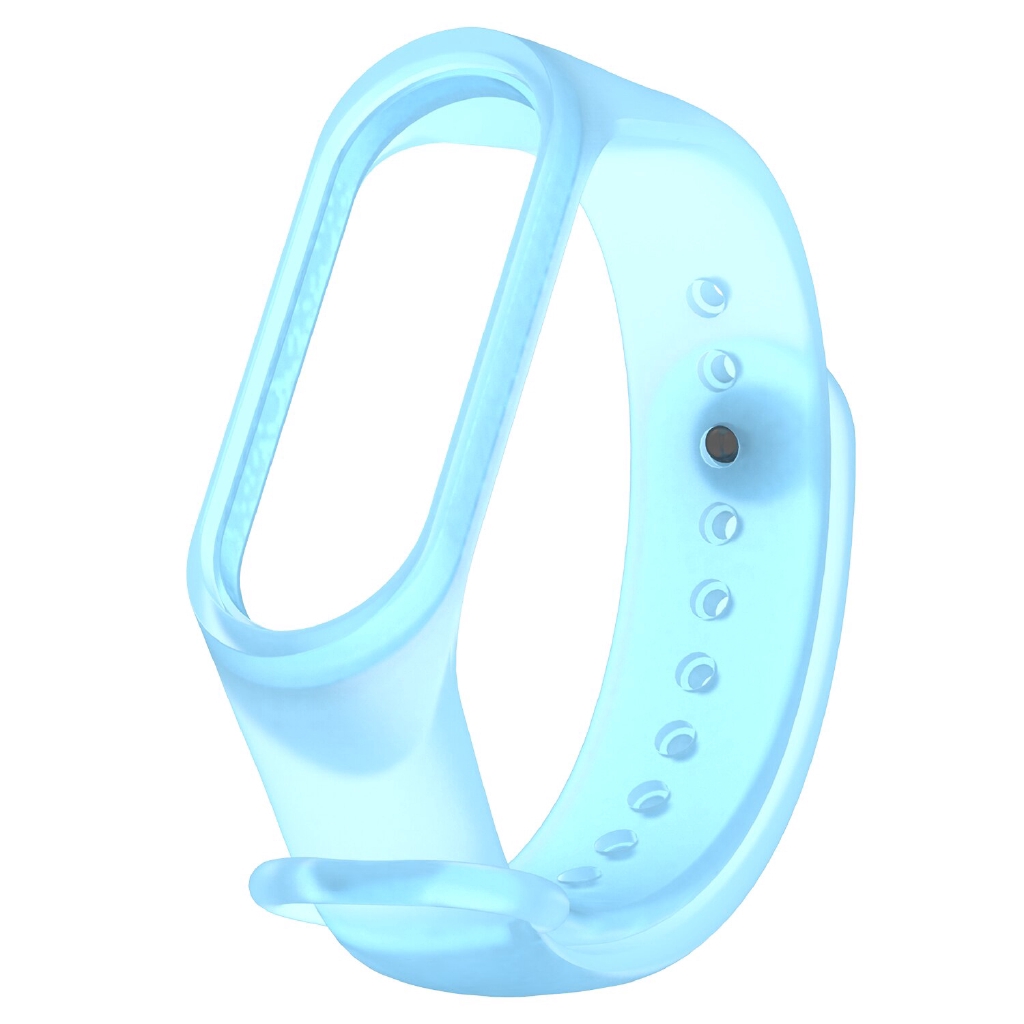 Colorful Transparent Bracelet for Xiaomi Mi Band 4 Sport Watch Silicone Wrist Strap for Replaceable