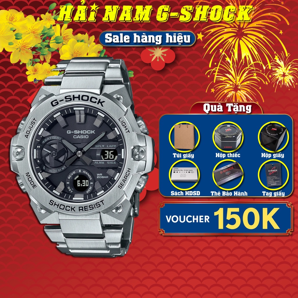 Đồng hồ nam G-SHOCK GST-B400D-1A | GST-B400 | B400 | Full phụ kiện