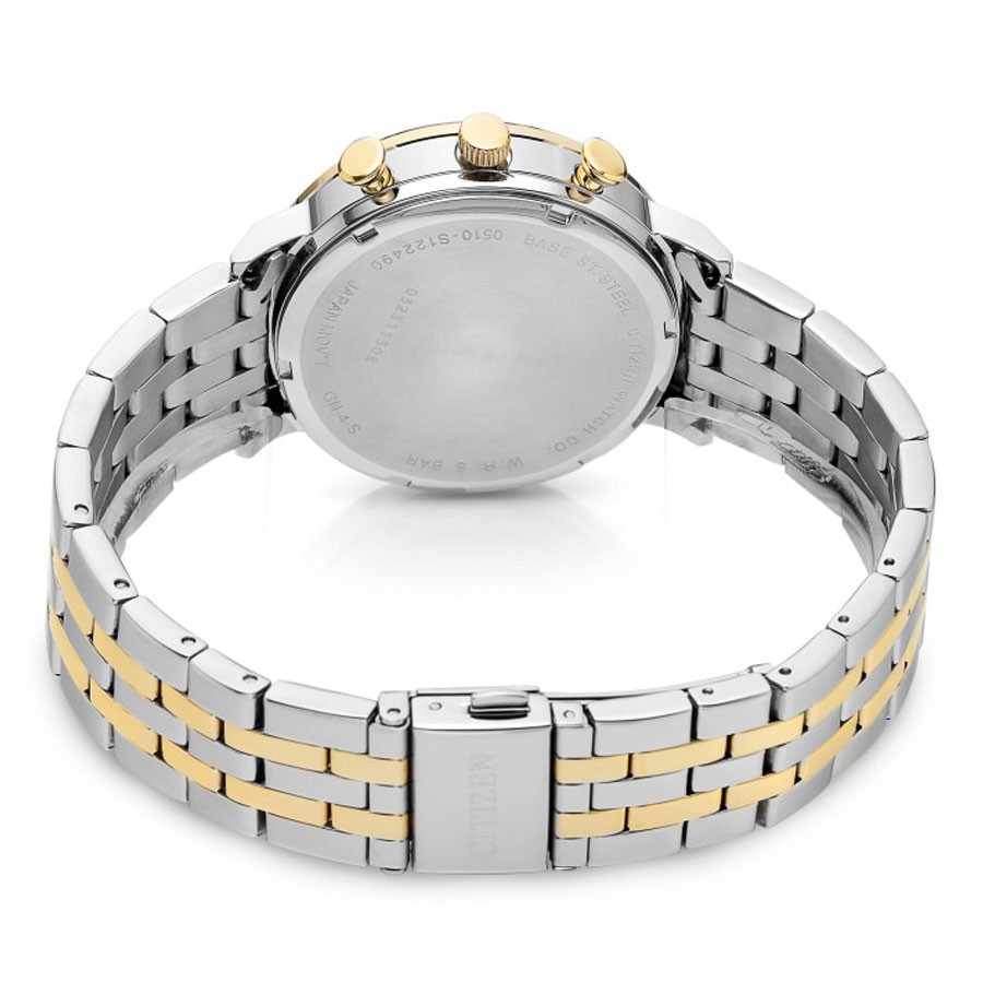 Đồng Hồ Nam Citizen Dây Thép Không Gỉ AN3616-75L - Mặt Xanh