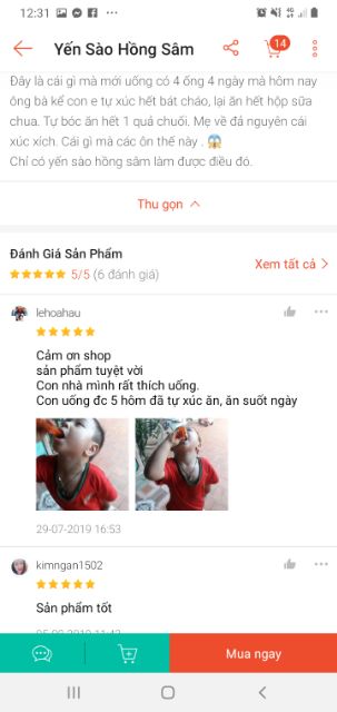 YẾN SÀO HỒNG SÂM_ Bé ăn ngon hơn, nhiều hơn, tăng sức đề kháng