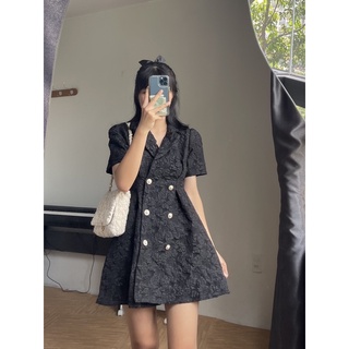 Đầm hoa gấm xoè 18again (Hàng sẵn / ảnh thật)
