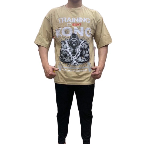 Áo Phông OverSize KINGKONG SIÊU THOÁNG MÁT SIÊU BỀN DÀNH CHO GYMMER 100% COTTON tại WHEYSINHVIEN.COM