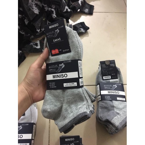 Tất nam cổ ngắn dày dặn