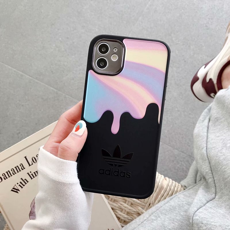 Ốp điện thoại vân hình cây kem Adidas cho Iphone 12pro Max 12mini 11pro Max X Xs Max Xr Se 2020 7 8 Plus