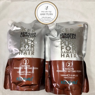  Kem Uốn Nóng Keratin Complex KENDALI Túi 1000ml - Nước Dập Uốn Nóng Keratin Complex KENDALI 1000ml - Uốn Nóng KENDALI 