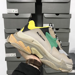 giày thể thao balen đế thường xanh vàng( ảnh chụp thật tại shop đủ phụ kiện)