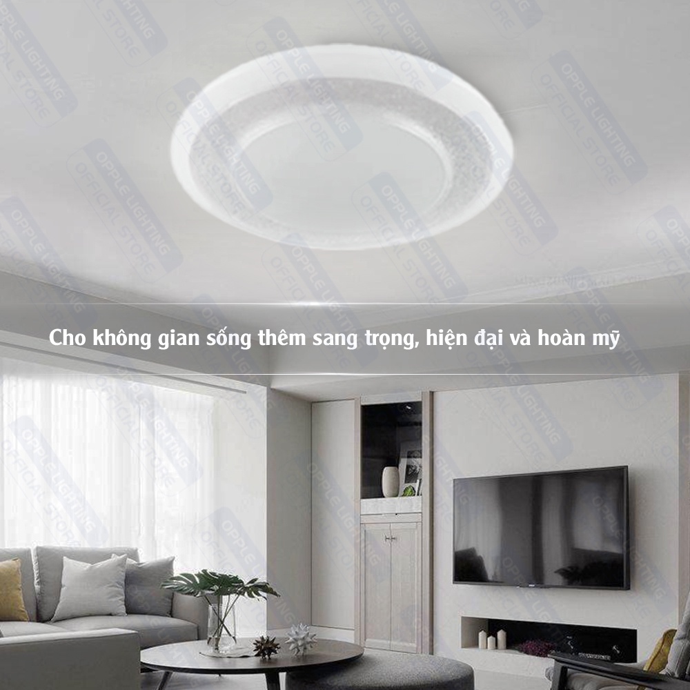 Bộ Đèn Ốp Trần LED OPPLE HC420 Akira 23W - Ánh Sáng Trung Tính 4000K