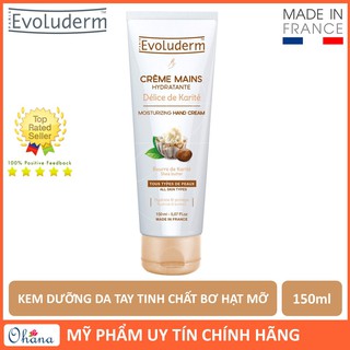 Kem Dưỡng Da Tay Evoluderm Chiết Xuất Bơ Hạt Mỡ 150ml