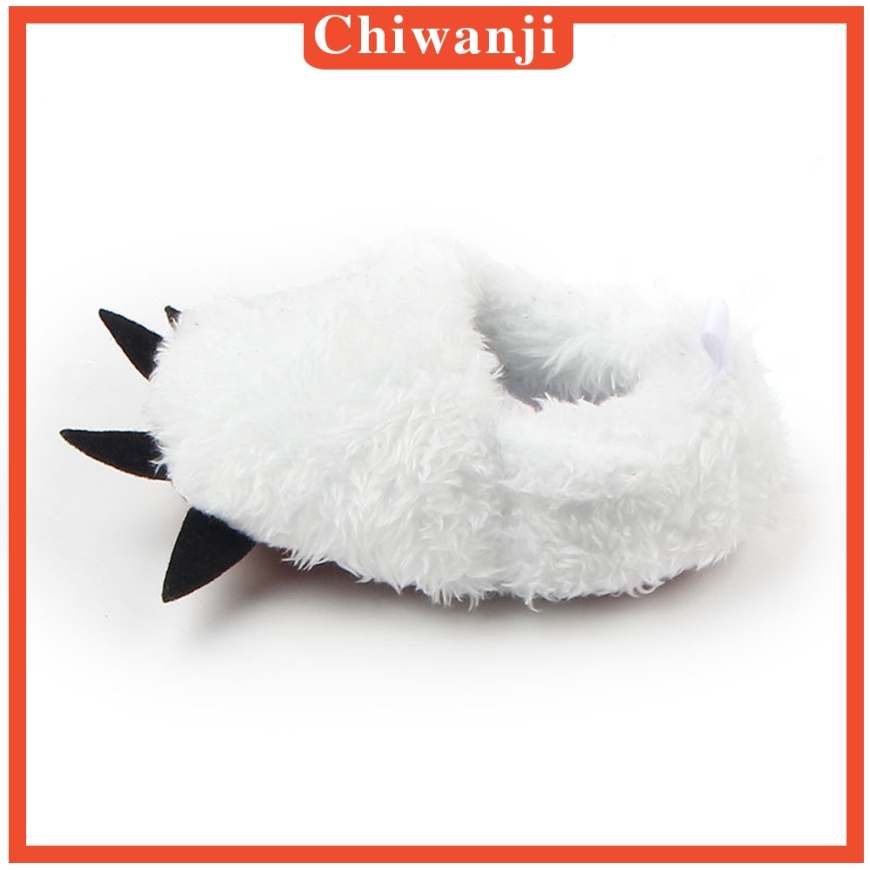 [Chiwanji] Giày Vải Lông Hình Móng Vuốt Dễ Thương Dành Cho Bé Tập Đi