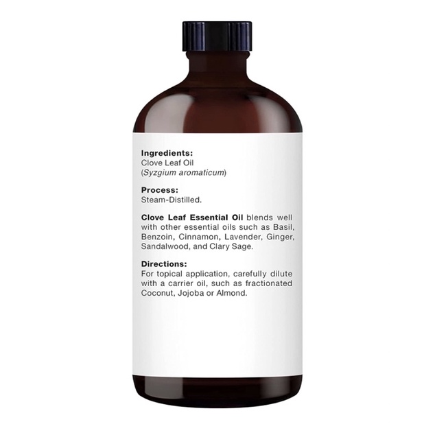 Tinh dầu đinh hương 100% tự nhiên Majestic Pure Clove Essential Oil 118ml USA