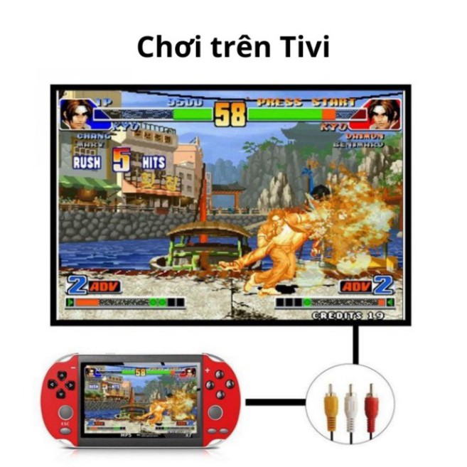 HẾT CỠ GIÁ Máy chơi game cầm tay X7 màn hình 4.3 inch 8gb - 9000 game , chơi game , xem phim , nghe nhạc , đọc sách -bảo